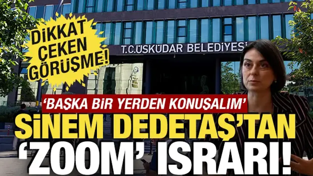 CHP'li Dedetaş'tan 'Zoom' ısrarı! Teknik takibe takılan görüşme dikkat çekti