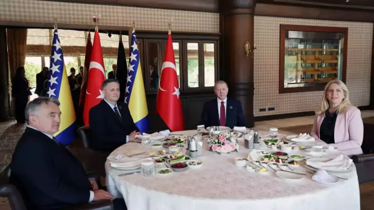 Cumhurbaşkanı Erdoğan, Bosna Hersek heyeti ile görüştü