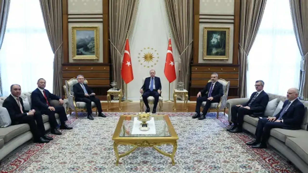 Cumhurbaşkanı Erdoğan, Kulubayev'i kabul etti