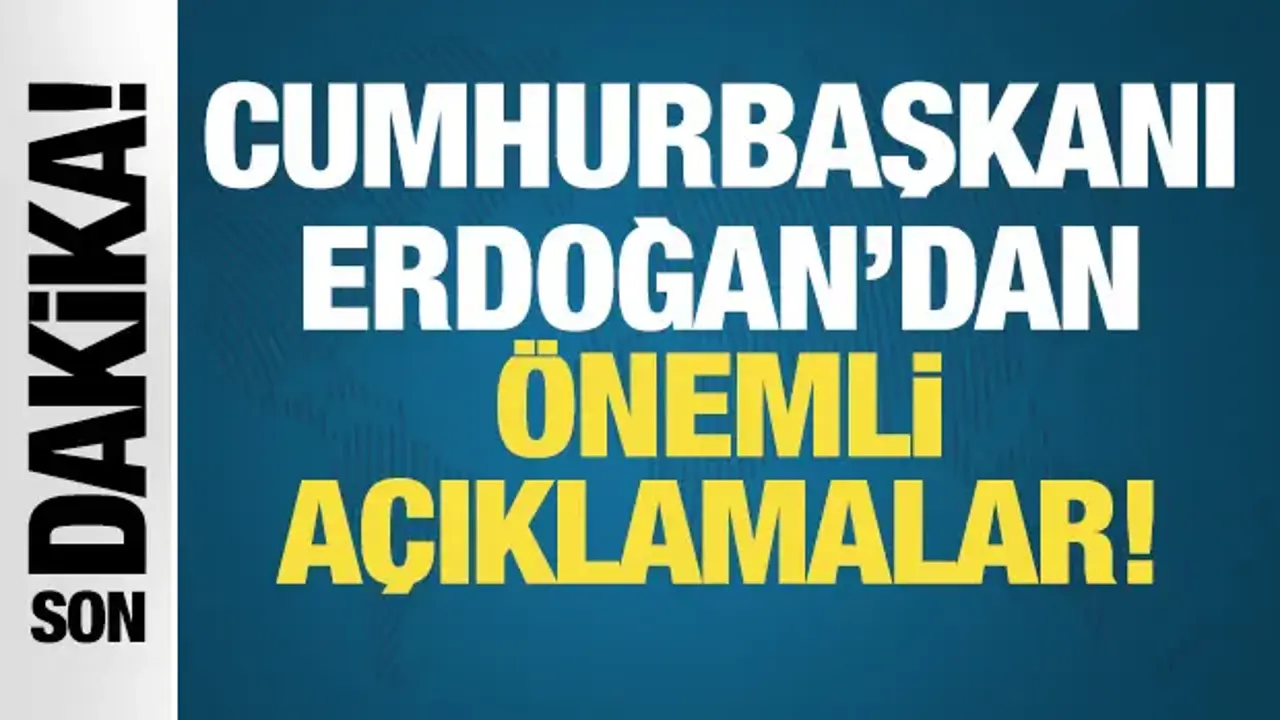 Cumhurbaşkanı Erdoğan: Teknolojide geri kalmayacağız!