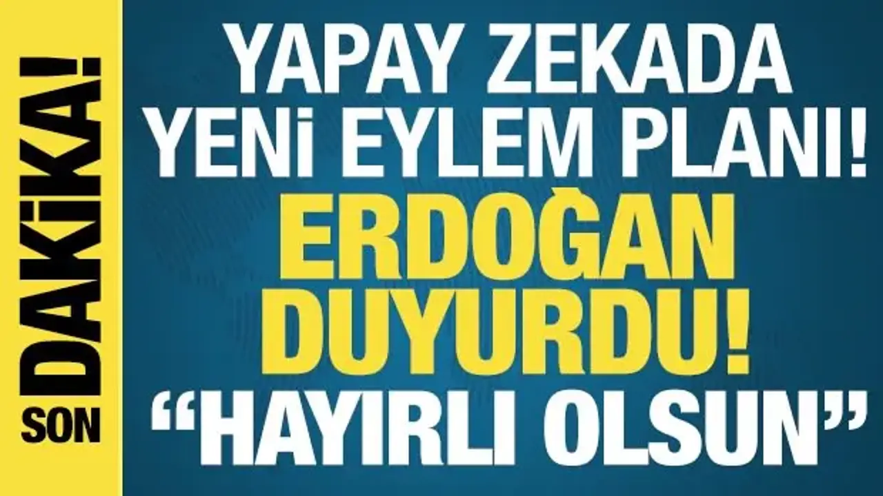 Cumhurbaşkanı Erdoğan Türkiye Yapay Zeka Zirvesi'nde konuştu