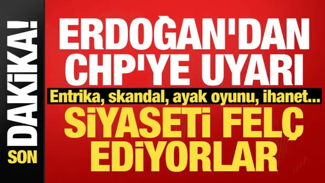 Cumhurbaşkanı Erdoğan'dan son dakika açıklamalar