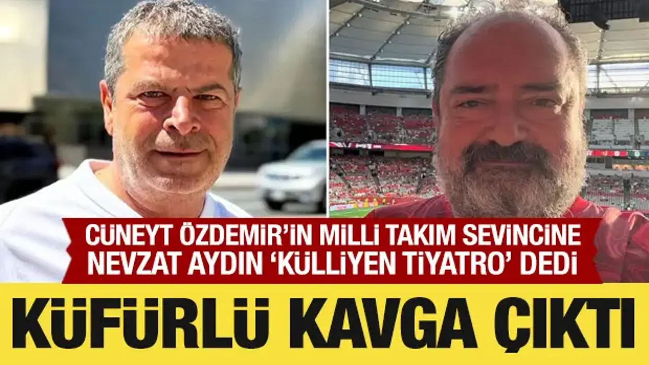 Cüneyt Özdemir ile Nevzat Aydın arasında küfürlü tartışma