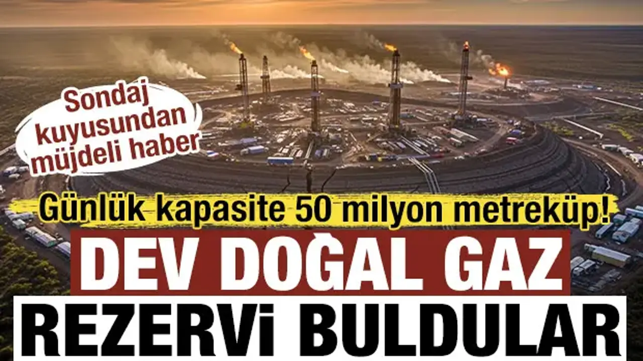 Dev doğal gaz rezervi buldular: Günlük kapasite 50 milyon metreküp!