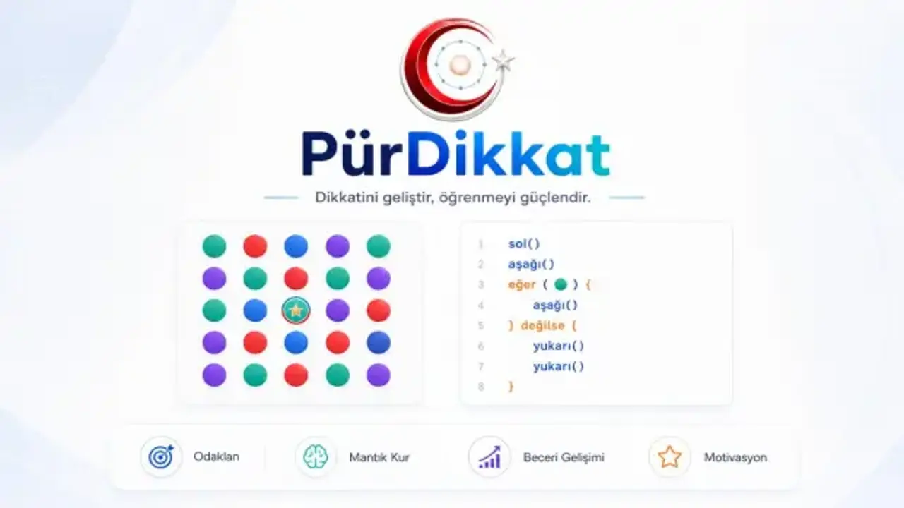 Dijital dikkat geliştirme oyunu 'Pürdikkat' EBA'da öğrencilerin kullanımına sunuldu