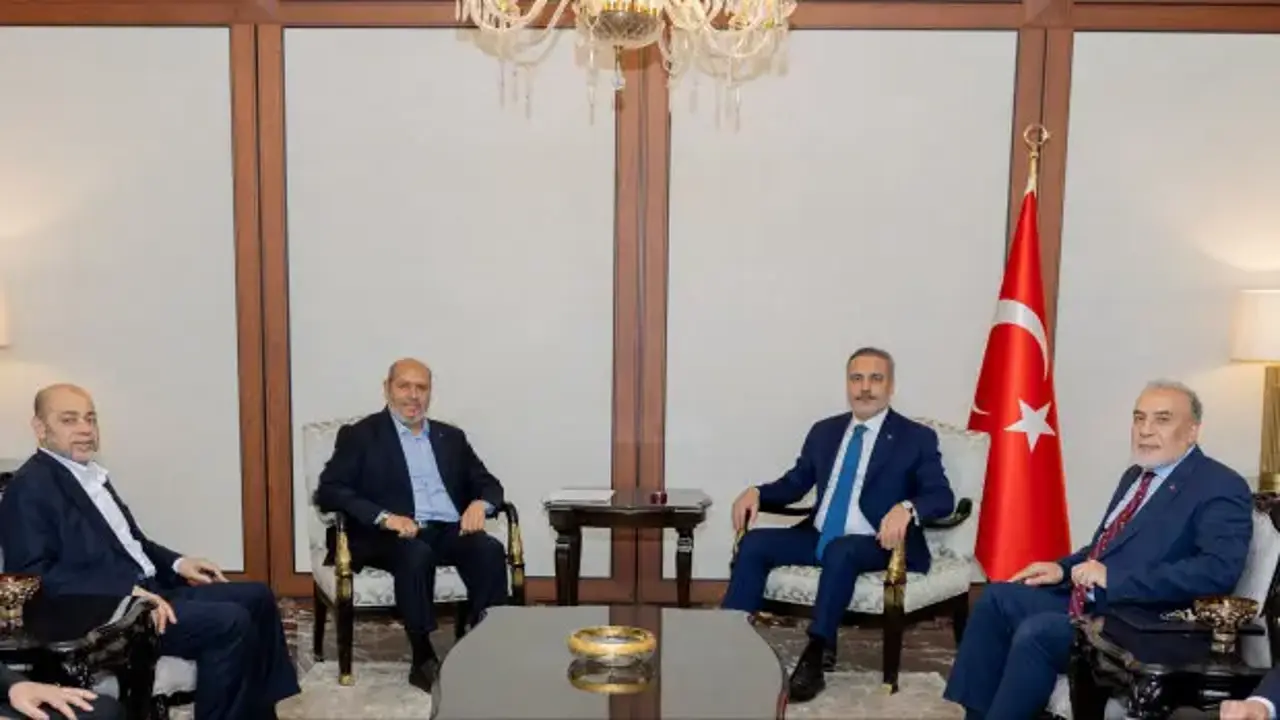 Dışişleri Bakanı Fidan, Hamas heyetiyle görüştü