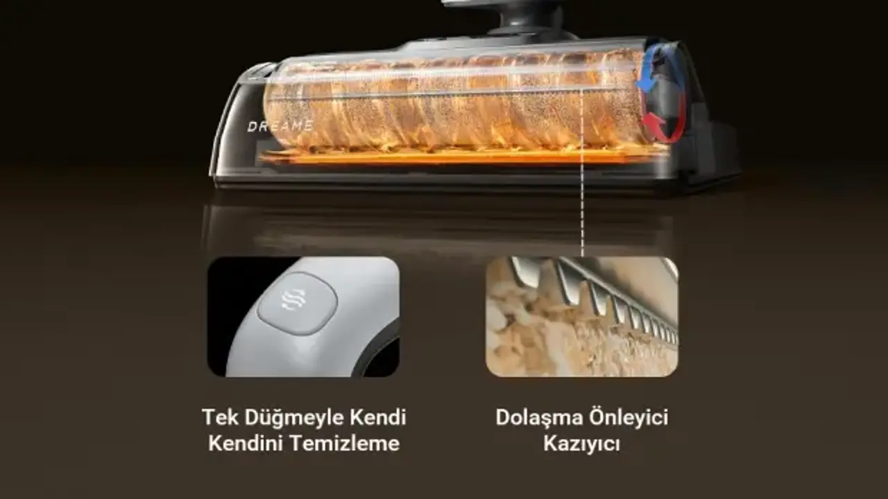 Dreame H14 Dual ile Akıllı Temizlik robotu küf ve kötü kokuları yok ediyor