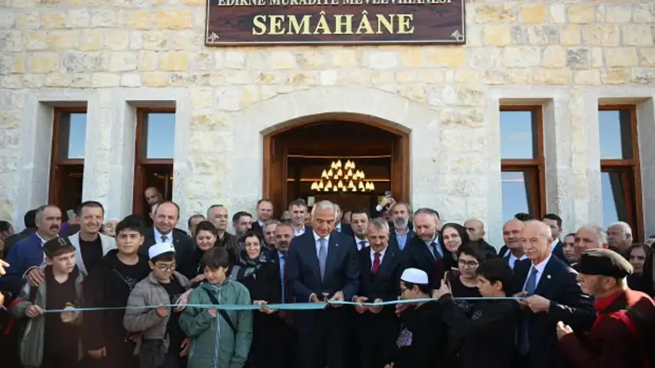 Edirne Muradiye Mevlevihanesi 101 yıl sonra yeniden kapılarını açtı!