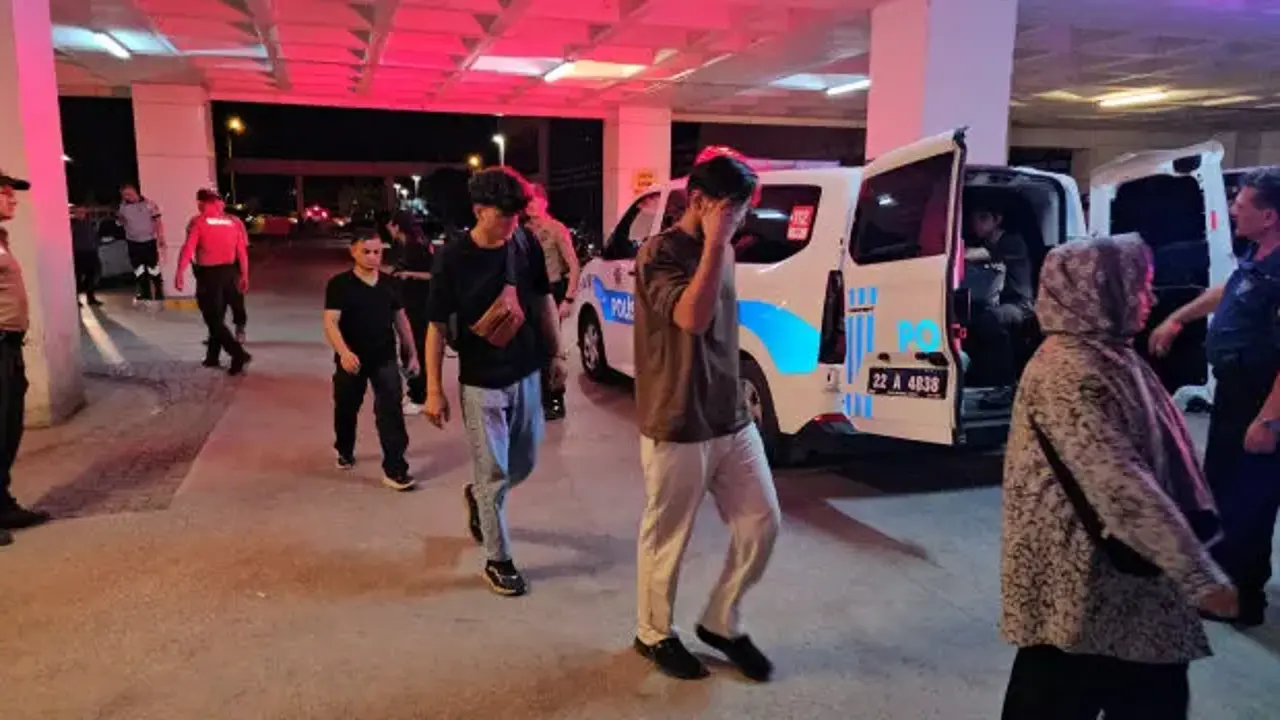 Edirne'de durdurulan minibüste 24 kaçak göçmen yakalandı