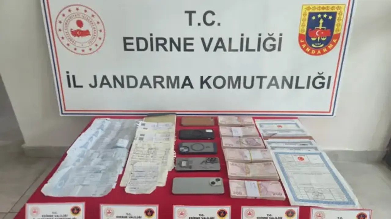 Edirne’deki tefecilik operasyonunda 6 tutuklama