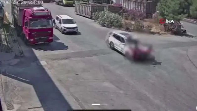 Ehliyetsiz çocuk dehşet saçtı: Üç çocuk babası yaşam savaşı veriyor!