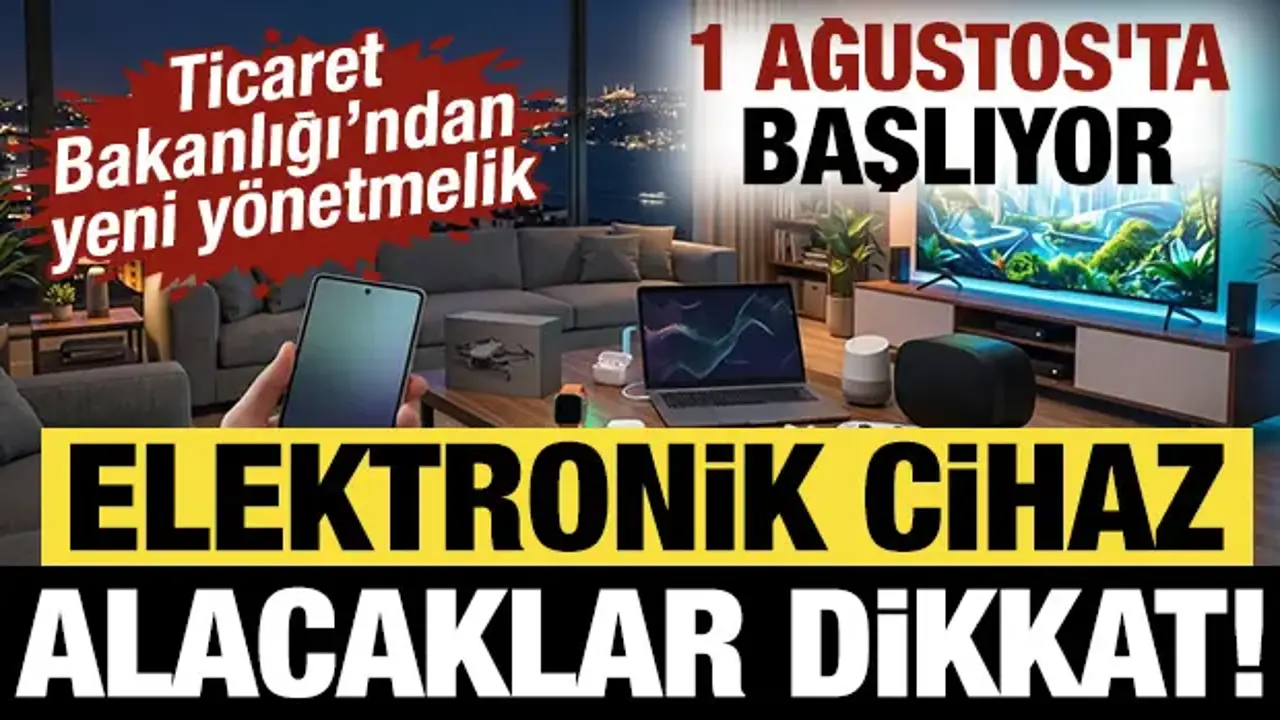 Elektronik cihaz alacaklar dikkat! Resmî Gazete'de yayımlandı: 1 Ağustos'ta başlıyor
