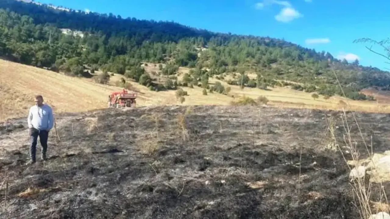 Emet’te ot yangını: 2 dekar alan zarar gördü