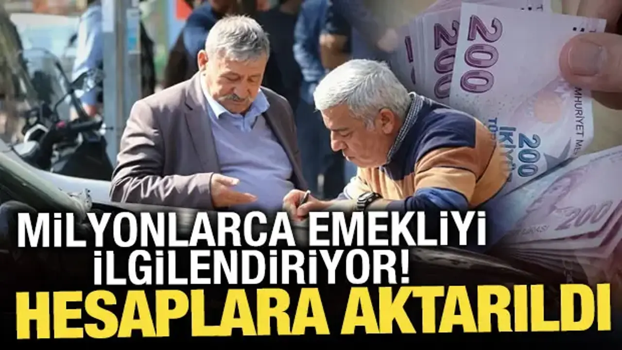 En düşük emekli aylığı fark ödemeleri hesaplara yatırıldı