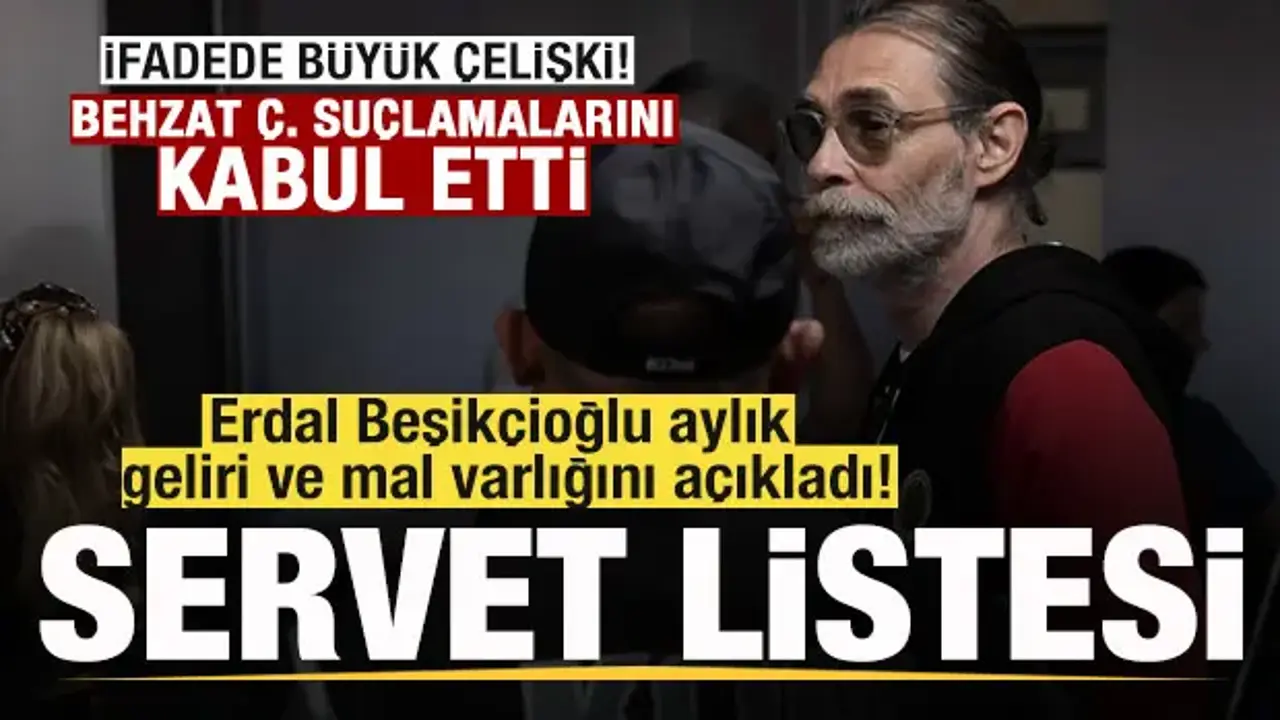 Erdal Beşikçioğlu aylık geliri ve mal varlığını açıkladı! Behzat Ç. suçlamasını kabul etti