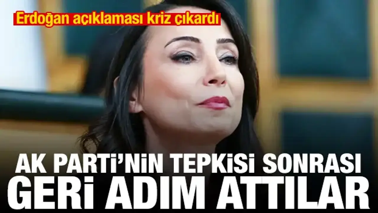Erdoğan açıklaması kriz çıkardı! AK Parti'den sert tepki, DEM Parti'den geri adım