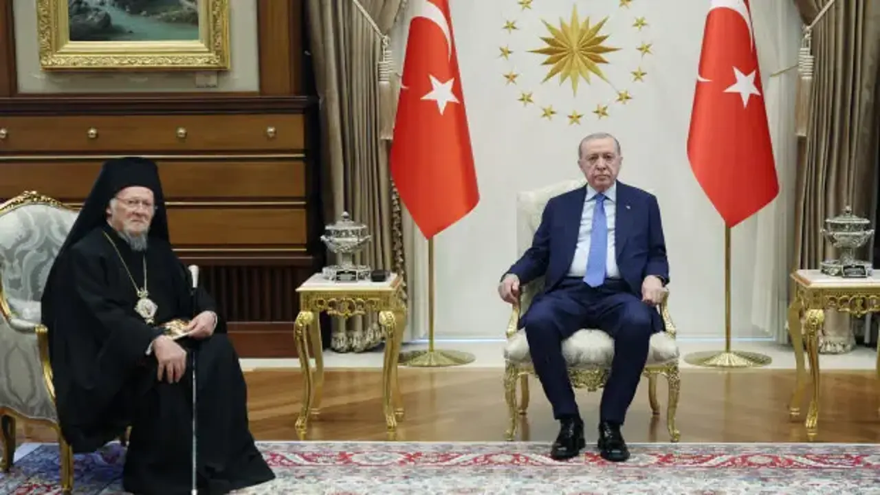 Erdoğan, Fener Rum Patriği ile görüştü