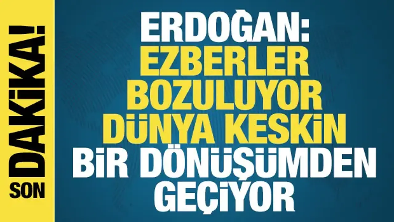 Erdoğan: Meslekler dönüşüyor, istihdam alanında ezberler bozuluyor