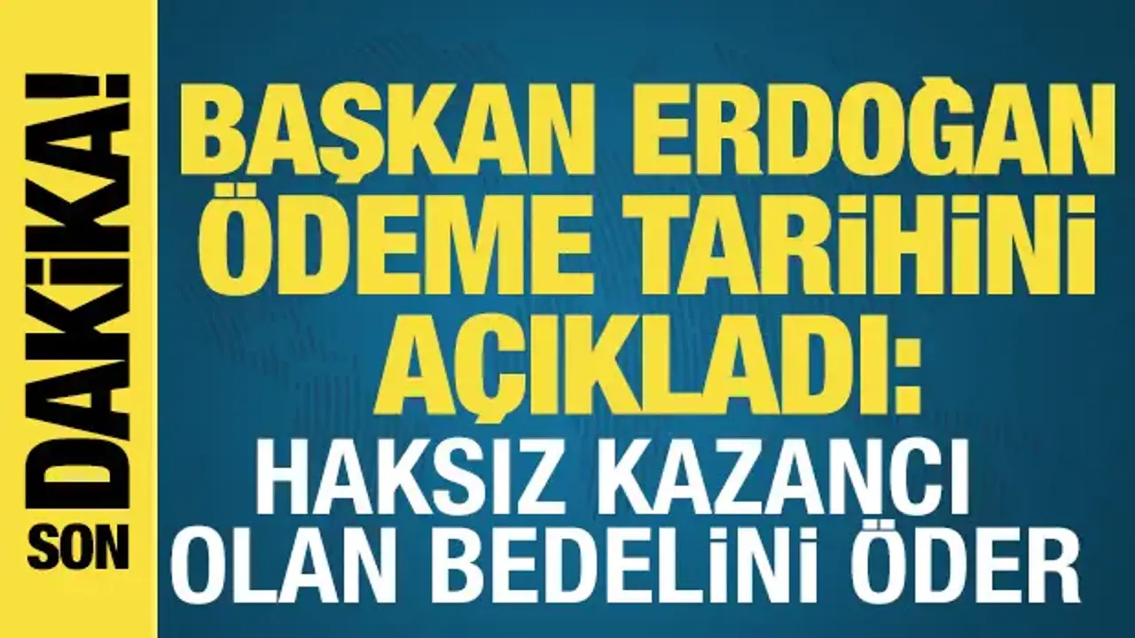 Erdoğan'dan fon soruşturması açıklaması: Ara ödemeler Ekim ayında yapılacak