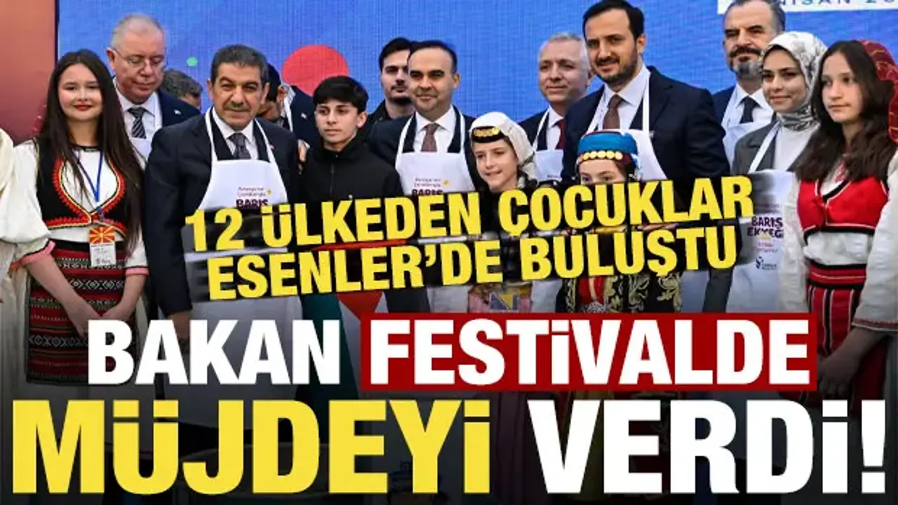 Esenler'de dev festival, 12 ülkeden yoğun katılım! Bakan Kacır festivalde müjdeyi duyurdu
