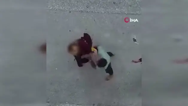 Eskişehir'de kadına şiddet görüntüleri pes dedirtti