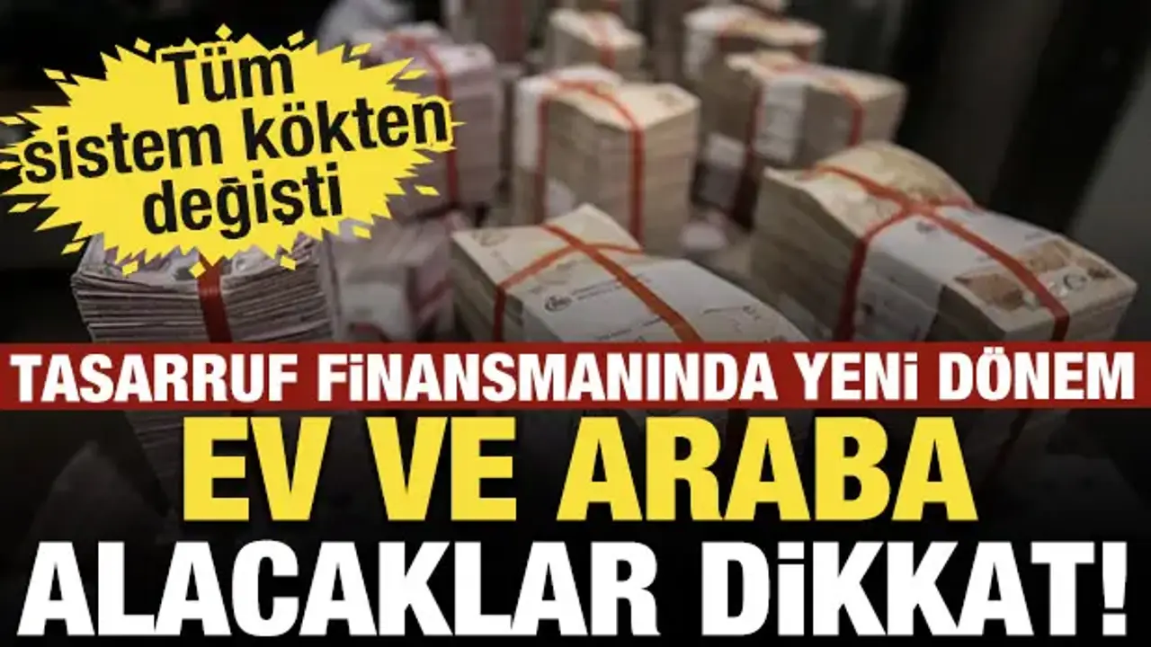 Ev ve araba alacaklar dikkat: 