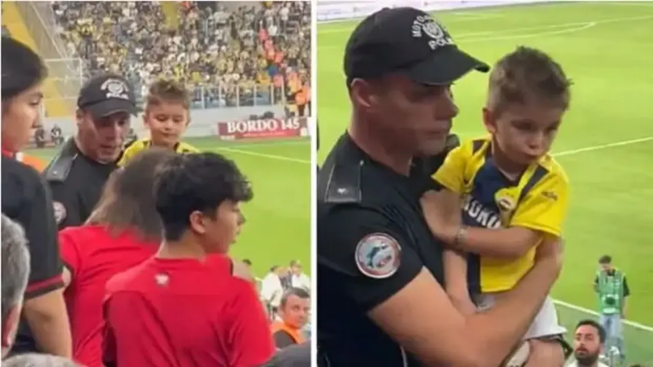 Fenerbahçe'den forması zorla çıkarılan küçük Göktüğ ve ailesine jest!