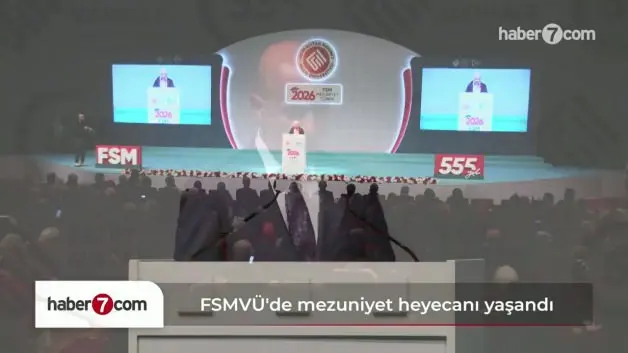 FSMVÜ'de mezuniyet heyecanı yaşandı