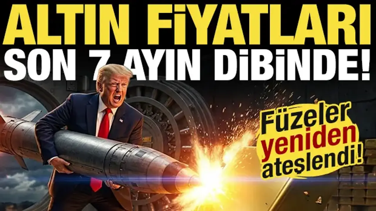 Füzeler yine ateşlendi! Altın fiyatlarında şok çekilme! Son 7 ayın dibini gördü...