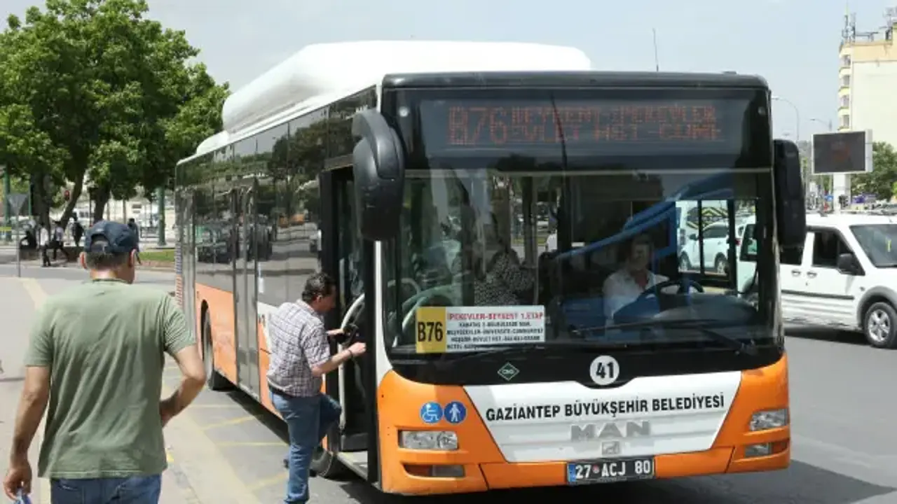 Gaziantep'te 23 Nisan'da toplu taşıma ücretsiz olacak