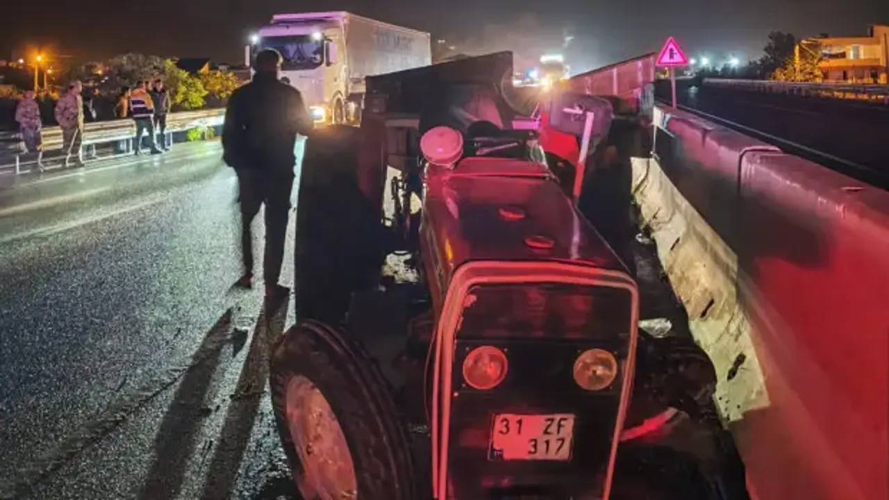 Gaziantep'te feci kaza: TIR ile çarpışan traktörün sürücüsü hayatını kaybetti