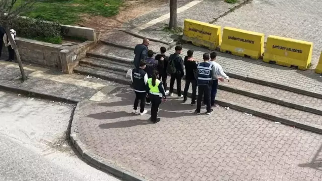Gaziantep'te okul çevrelerinde dron destekli sıkı denetim