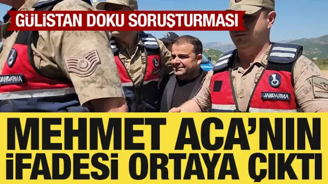 Gülistan Doku soruşturması: Mehmet Aca’nın ifadesi ortaya çıktı