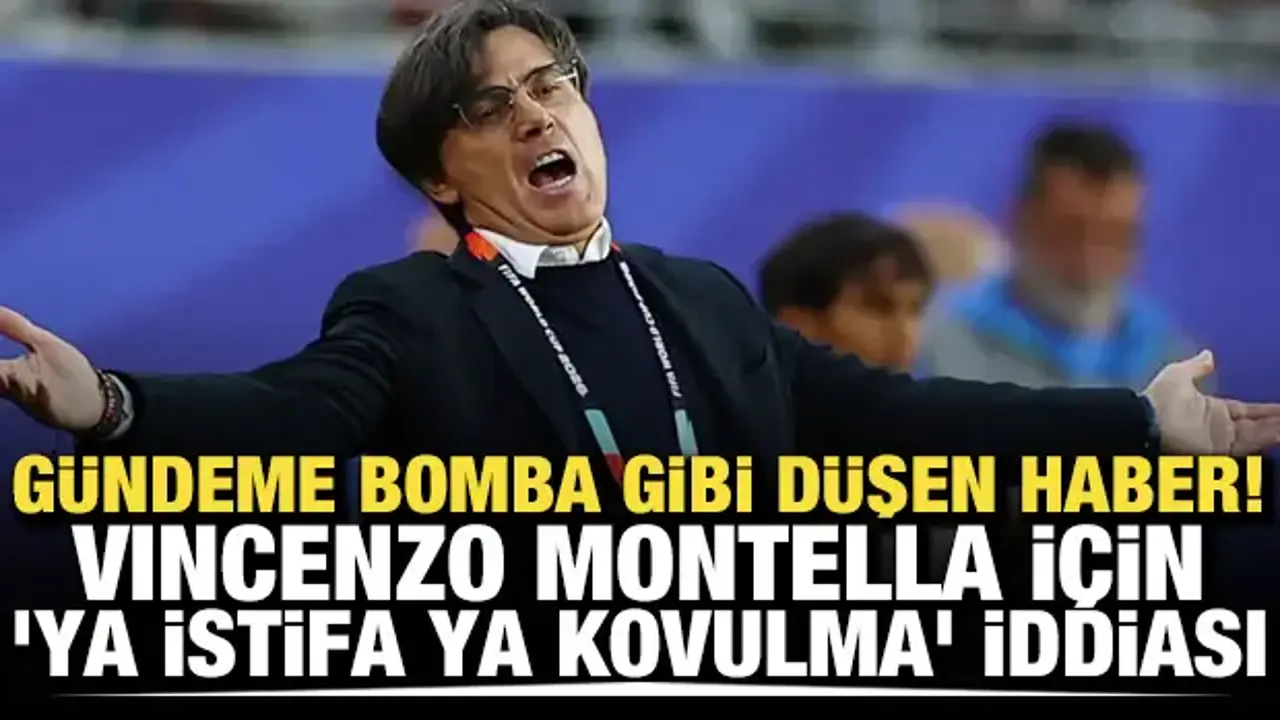 Gündeme bomba gibi düşen haber! Montella için 'Ya istifa ya kovulma' iddiası