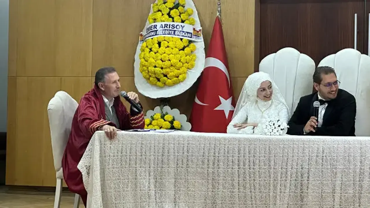 Haber7'nin mutlu günü: Hanife & Fatih  çifti dünyaevine girdi