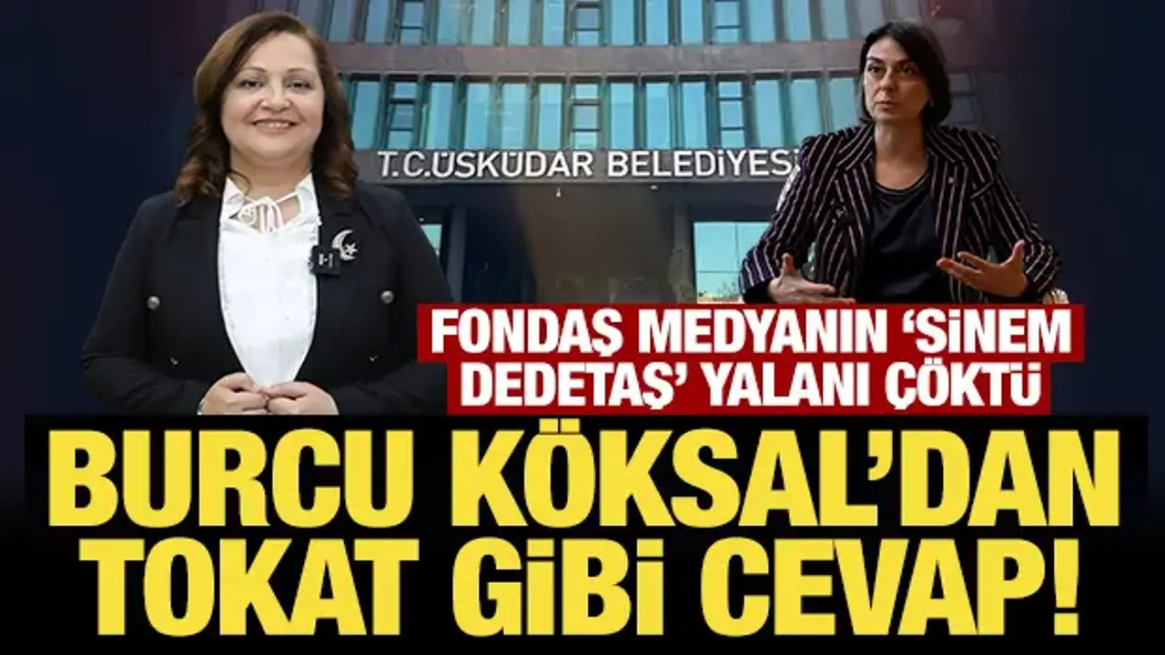 Halk TV’nin algı oyunu Burcu Köksal’ın açıklamasıyla bozuldu!
