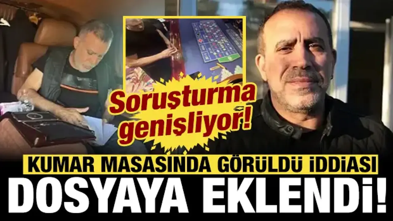 Haluk Levent 'kumar' masasında görüldü iddiası: Soruşturma dosyasına eklendi!