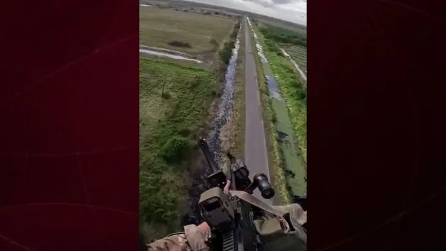 Helikopter destekli airsoft oyunundan gerçeğini aratmayan sahneler ortaya çıktı
