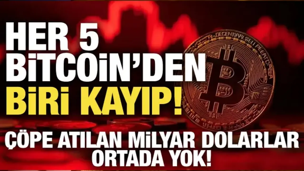 Her 5 Bitcoin'den 1'i kayıp! Çöpe atılan milyar dolarlar ortada yok