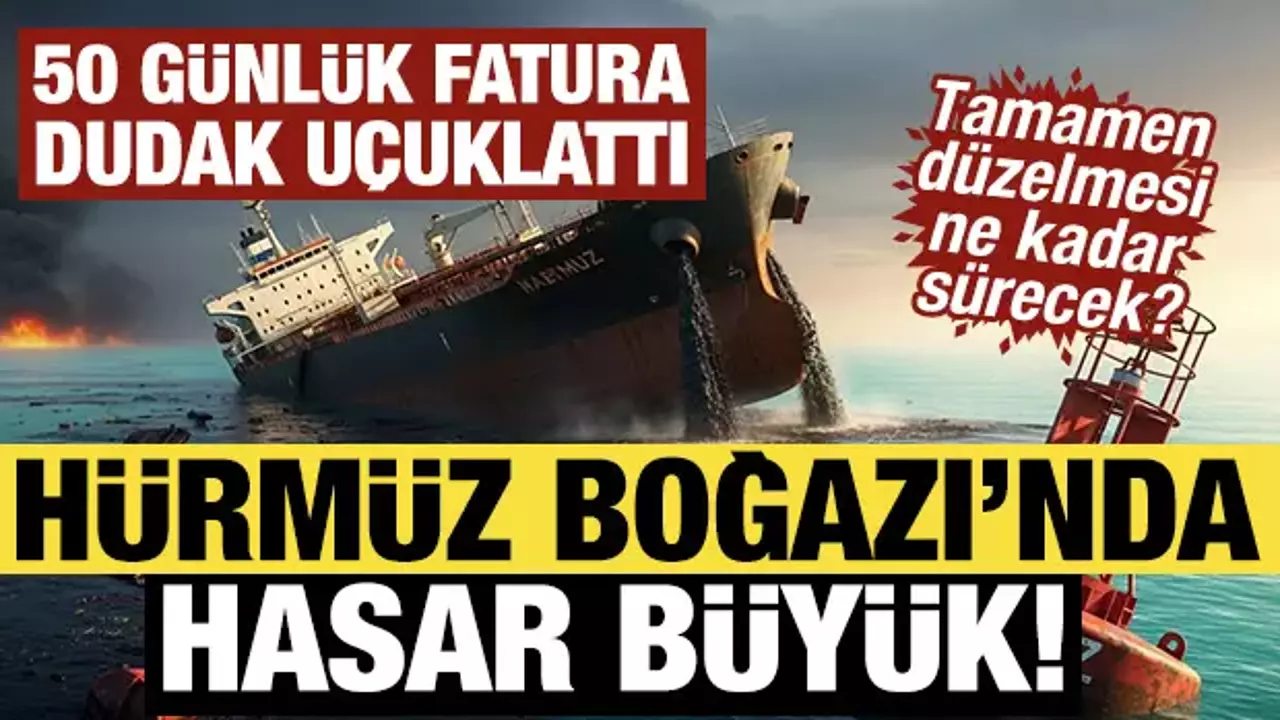 Hürmüz Boğazı'nda hasar büyük! Tamamen düzelmesi ne kadar sürecek?