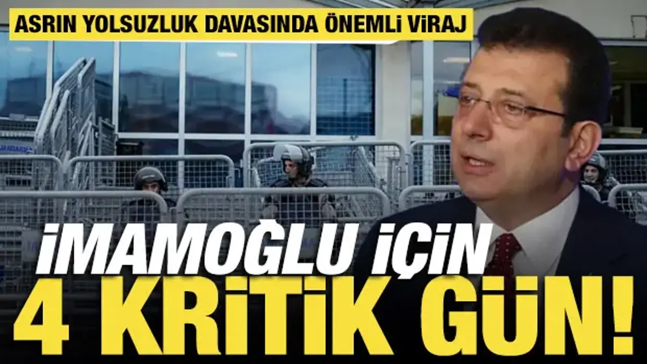 İBB davasında kritik gün: Ekrem İmamoğlu mahkemede savunma yapacak