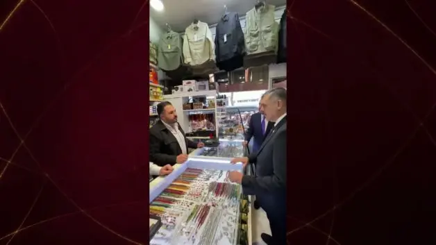 İçişleri Bakanı Çiftçi, Bitlis'te esnafla bir araya geldi