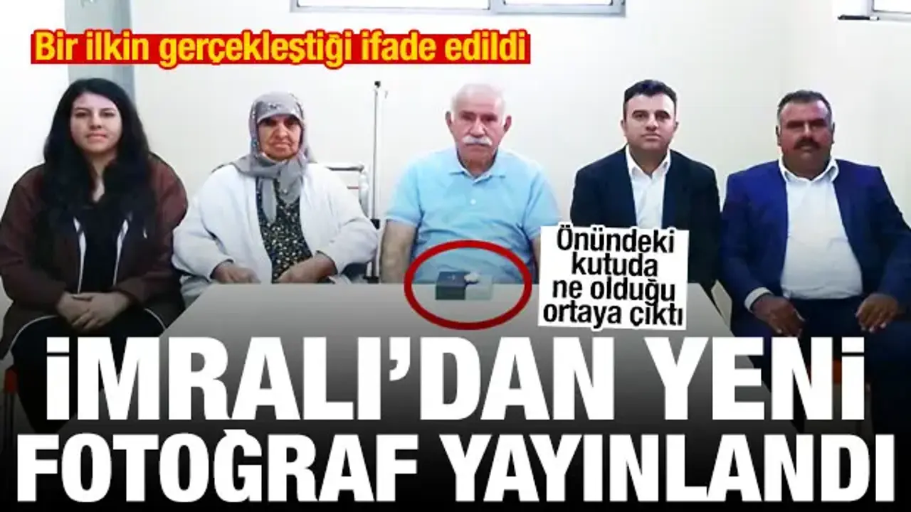 İmralı'da bir ilk gerçekleşti: Öcalan'ın fotoğrafı aylar sonra yayınlandı