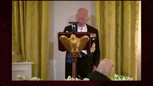 İngiltere Kralı Charles'ın Trump'a yönelik sözleri yemeğe damga vurdu