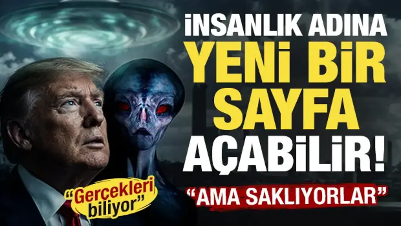 İnsanlardan UFO'ları saklıyorlar diyerek açıkladı! Trump biliyor: Yeni bir sayfa açabilir!