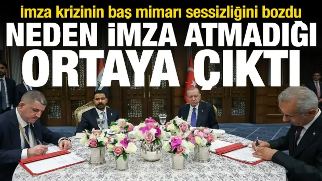 Iraklı Bakan'dan imza krizine ilişkin açıklama