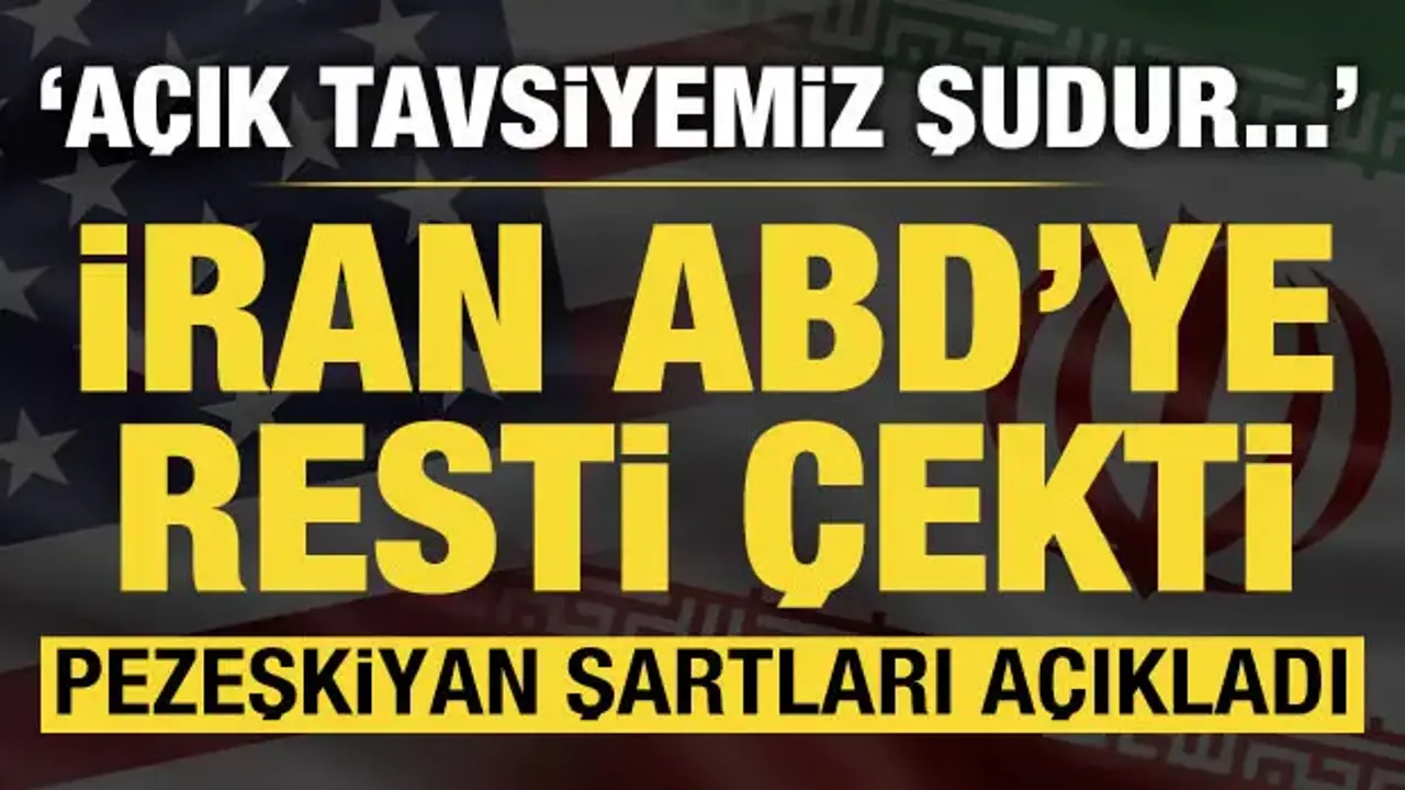 İran, ABD'ye resti çekti: Dayatılan müzakerelere katılmayacağız!