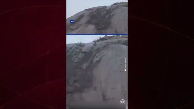 İran'da lav yerine çamur püskürten volkan harekete geçti