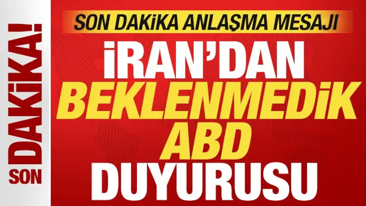 İran'dan beklenmedik ABD açıklaması! Son dakika anlaşma mesajı