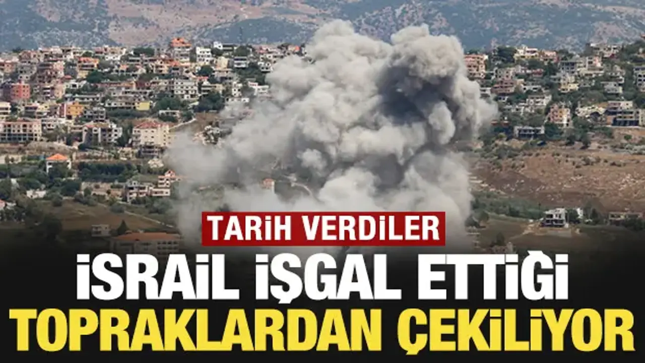 İsrail işgal ettiği topraklardan çekiliyor: Tarih verdiler